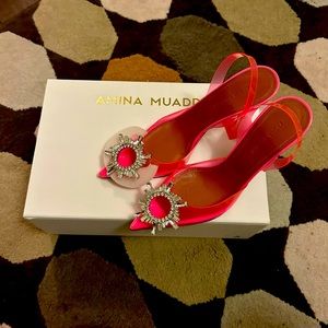 Almost brand new Amina Muaddi Begum heels
